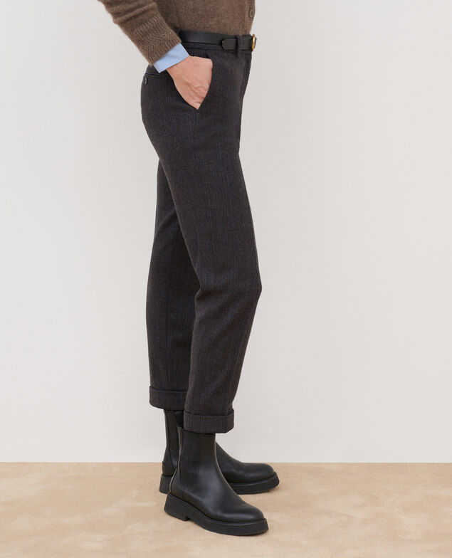 MARGUERITE - Pantalón cigarette A682 stripes 827 3wpa009w34