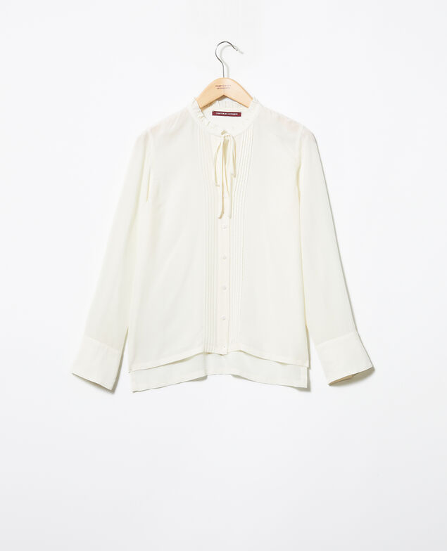 Blusa de seda Champagne