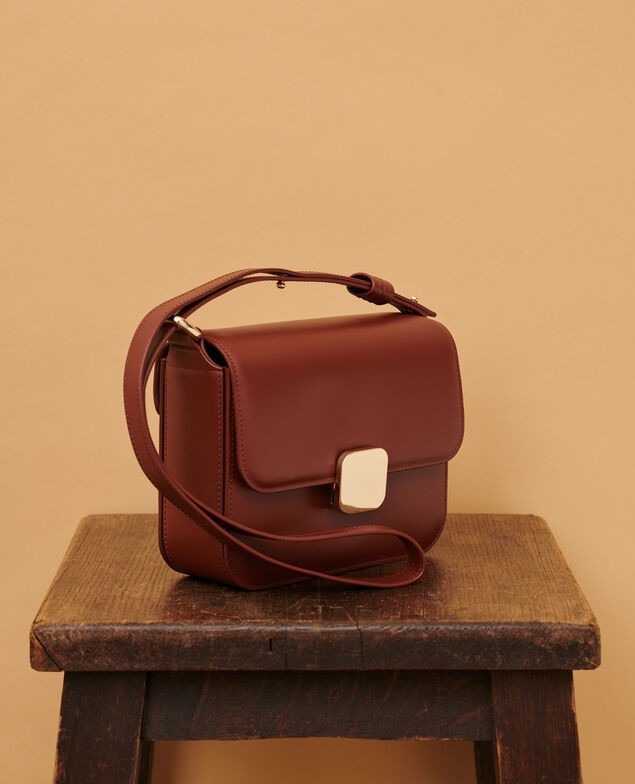 VIC - bolso caja de cuero
