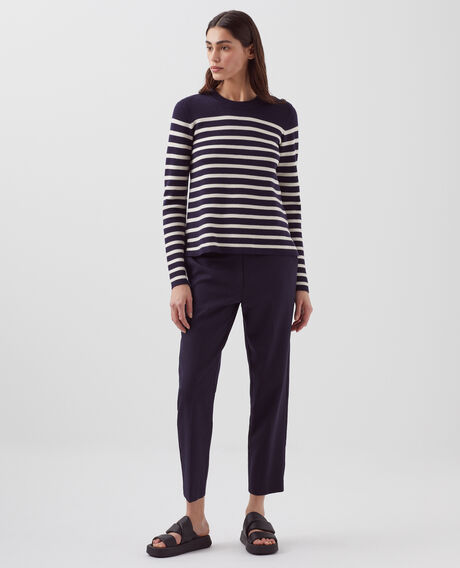 MADDY - Jersey marinero de lana merina 8875 69 navy stripes 2wju244w21