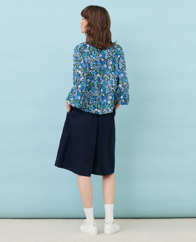 Blusa amplia estampada 98 print blue