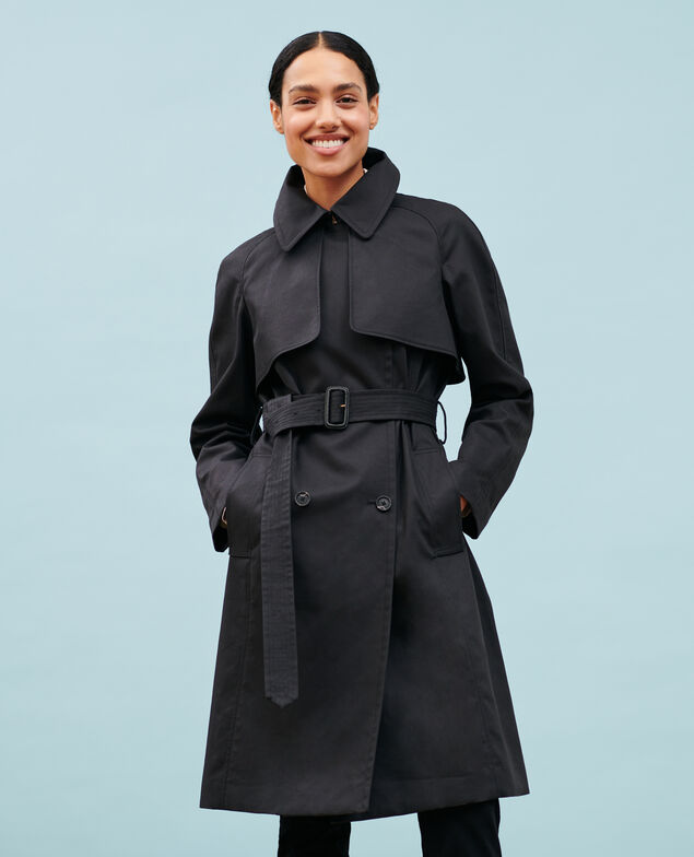 CATHERINE - Trench icónico 7016c 09 black