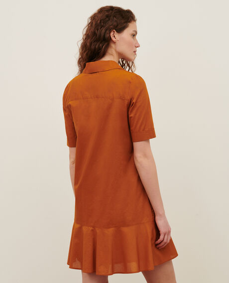 Vestido polo de algodón 29 orange 2sdr611c01