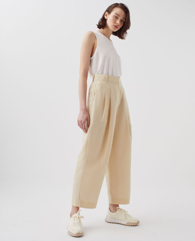 PEGGY - Pantalón carrot H311 oyester gray