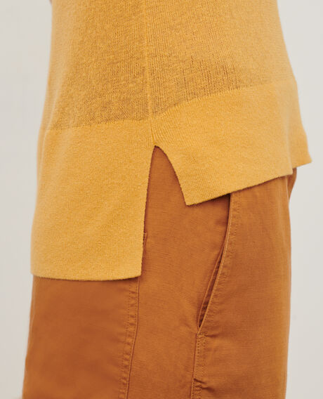 Top de manga corta 0460 ochre yellow 3sju147l02