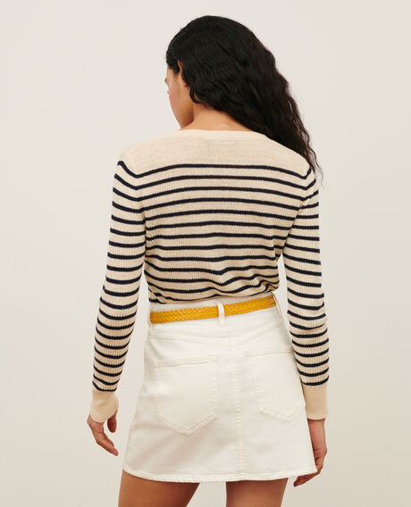 Jersey de rayas de lino 0692 night_sky_stripes 3sju271l01