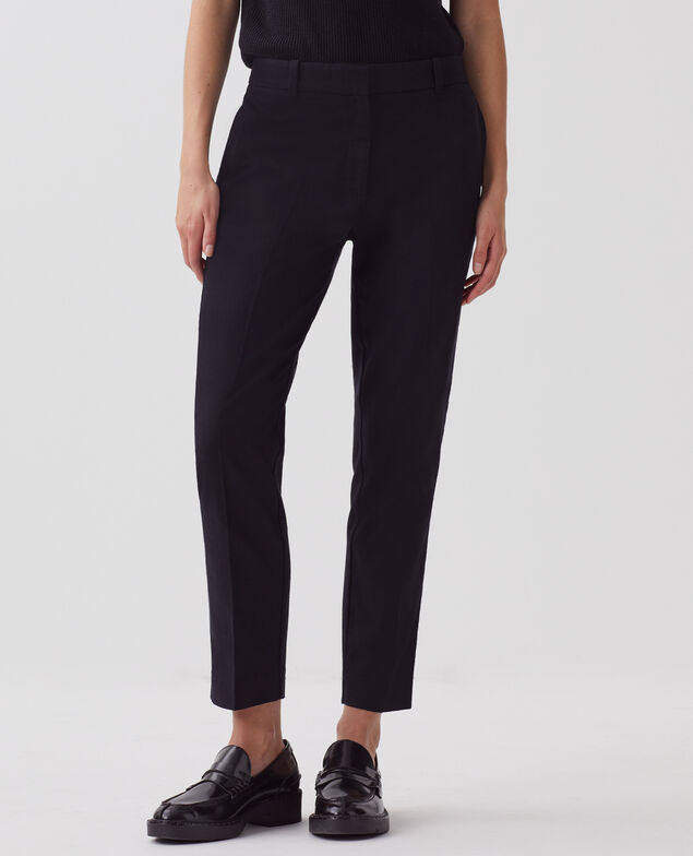 MARGUERITE - Pantalón cigarette H091 black beauty
