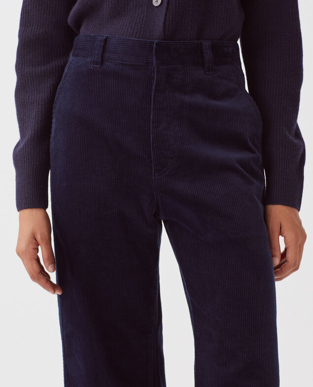 Pantalón de pana U690 navy