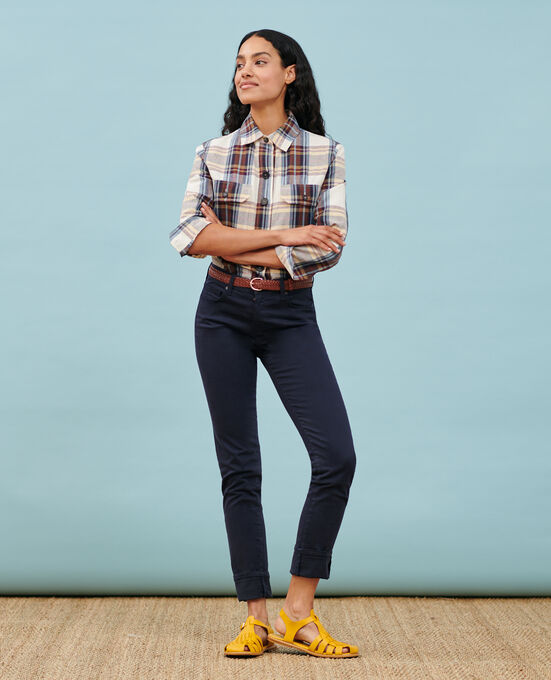 LILI - SLIM - Jeans de algodón 7012C 69 NAVY