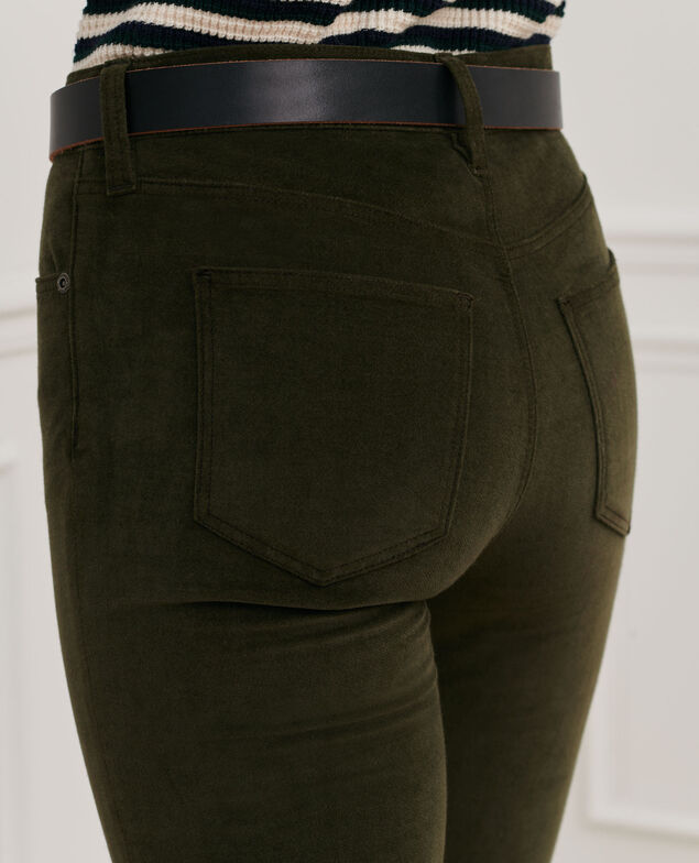 LILI - SLIM - Jeans 5 bolsillos 6002c dark olive