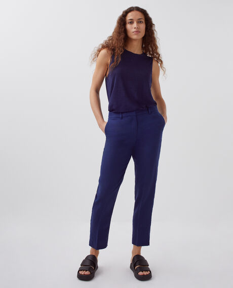 MARGUERITE - Pantalón cigarette 0643 medieval blue 3spa005f03