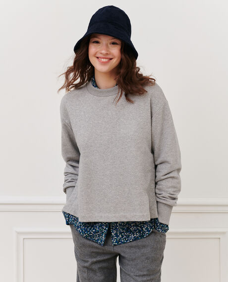Sudadera de algodón 03 greymelange 2sho840c30