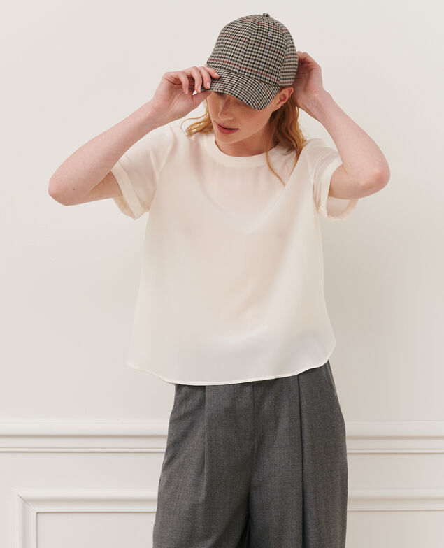CORINNE - Camiseta de seda 01 white