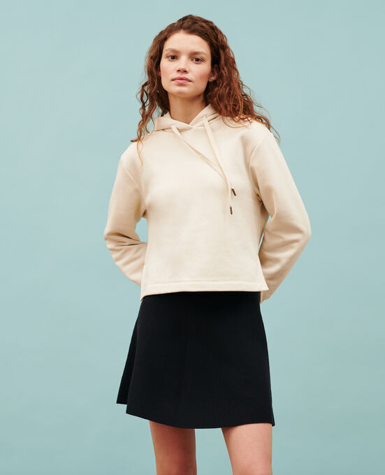 Mini falda de lana 8891 09 BLACK