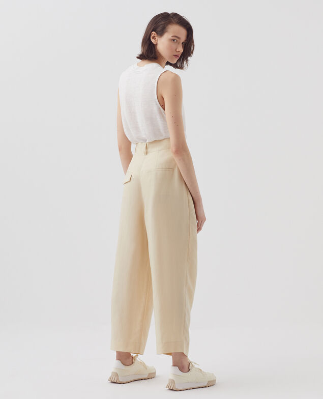 PEGGY - Pantalón carrot H311 oyester gray