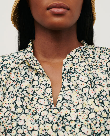 Blusa estampada 7302c 119 print yellow 2sbl912v09