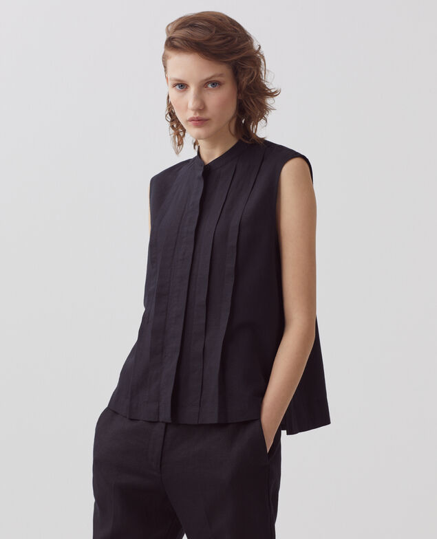 Blusa sin mangas H091 black beauty