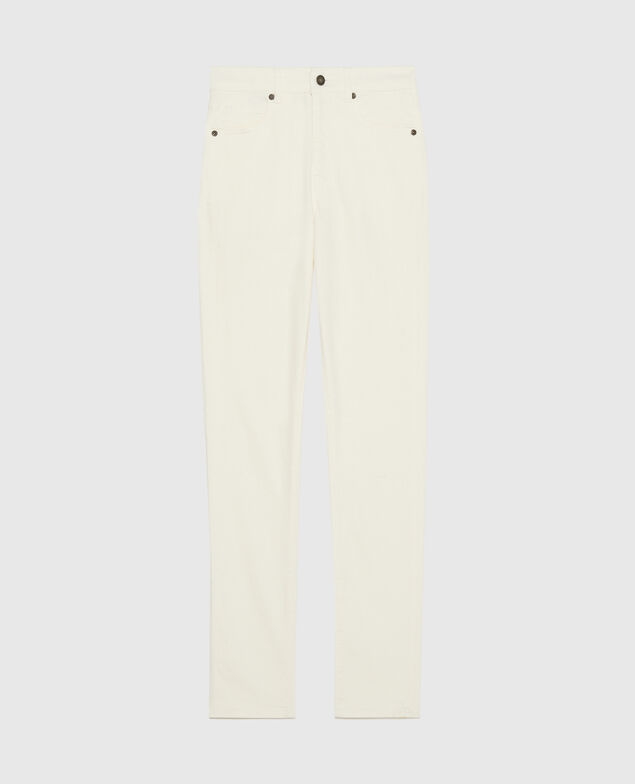 DANI - SKINNY - Jeans de algodón 01 white