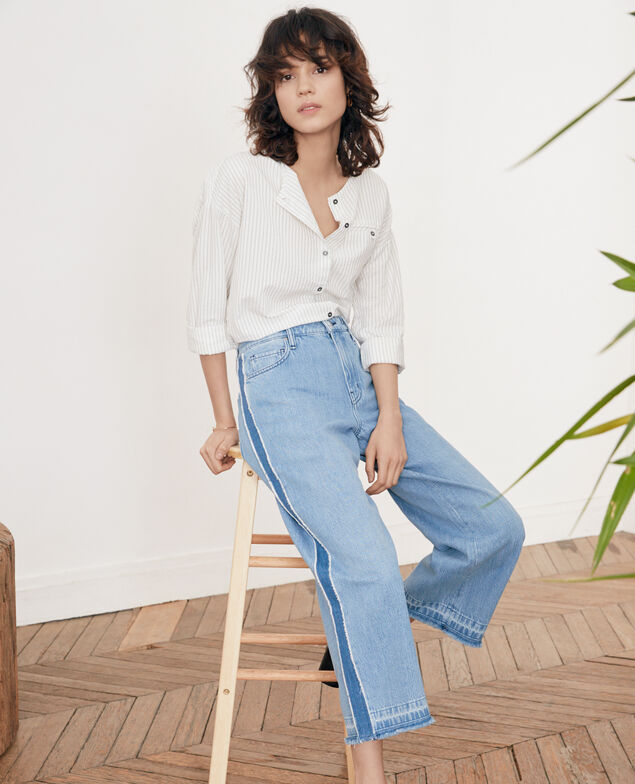 Jeans cropped Vintage wash