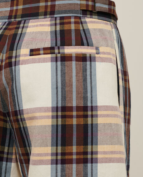 Short de cuadros 0180 wine 3spa043c13