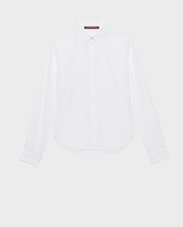 Camisa de algodón 00 white