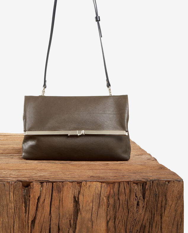 Bolso de cuero  Kaki