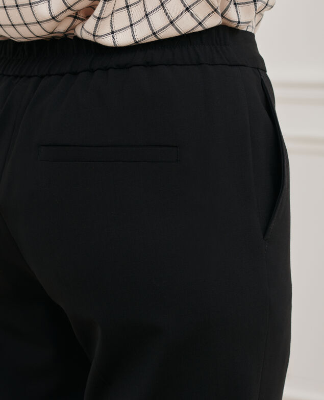 MARGUERITE - Pantalón cigarette 4216 black_beauty Nokeasy