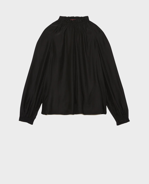 Blusa de seda Black beauty