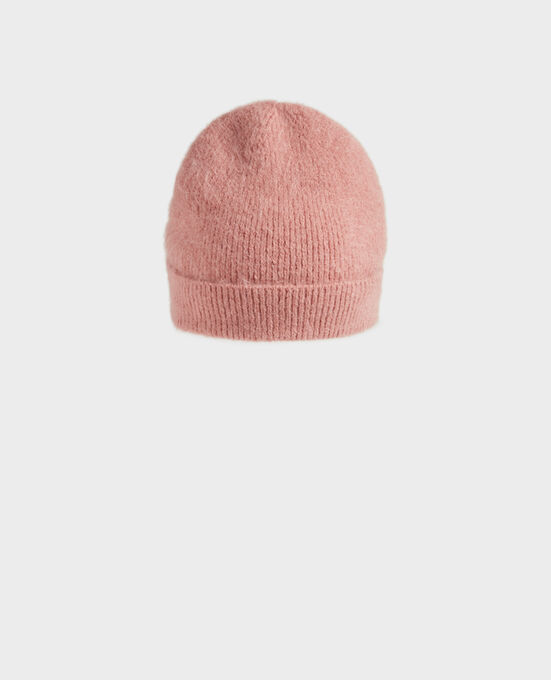 Gorro de alpaca mezclada A110 PINK KNIT