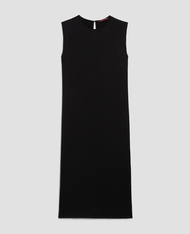 - Vestido largo con textura sin mangas H091 black beauty