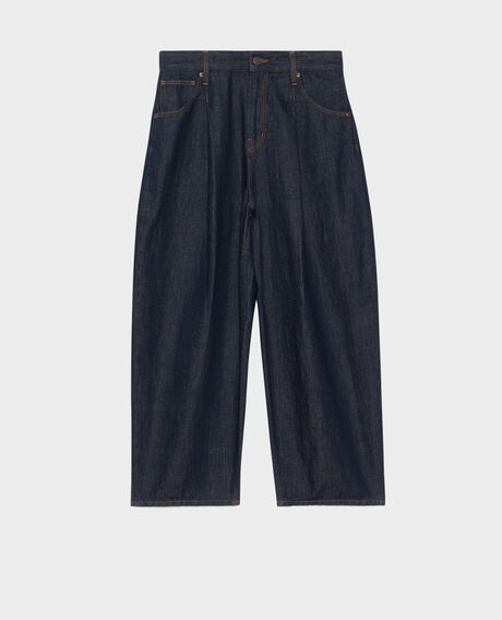 PEGGY - Pantalón carrot de tela denim
