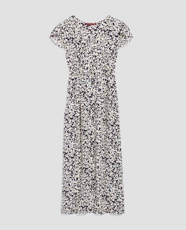 LUDIVINE - Vestido estampado fluido H000 petal blue