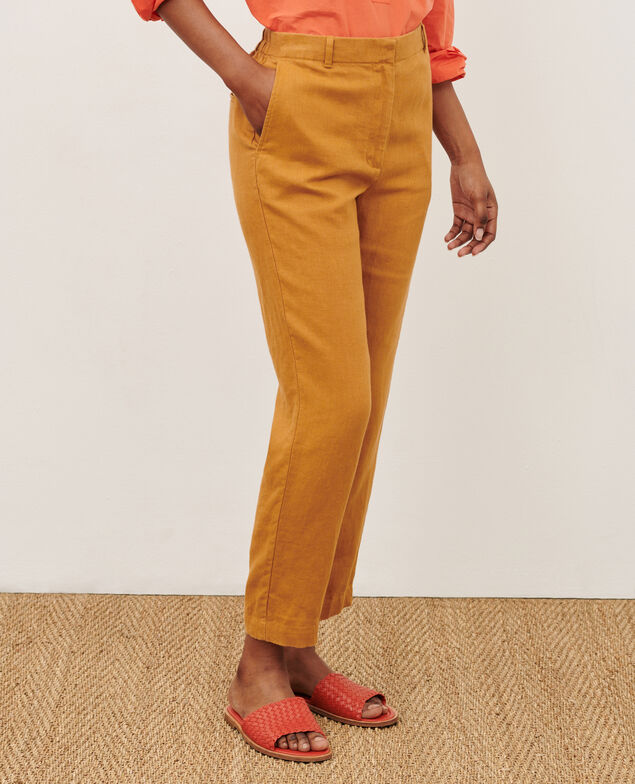 MARGUERITE - Pantalón cigarette 36 brown