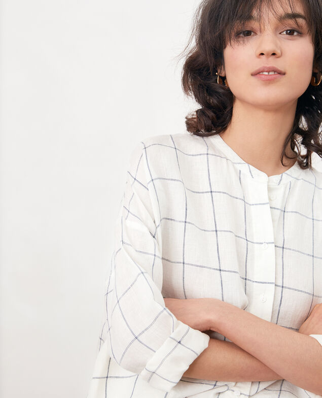 Blusa de lino Off white