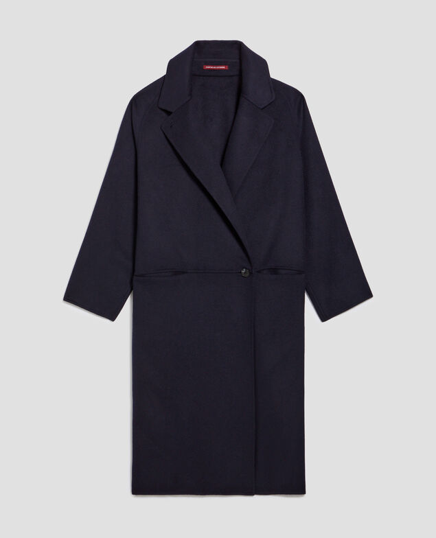Abrigo largo de doble cara H695 night sky