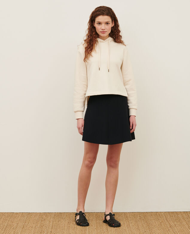 Mini falda de lana 8891 09 black