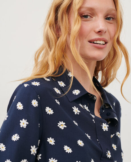 Camisa estampada fluida 0694 daisy 3sbl243v09