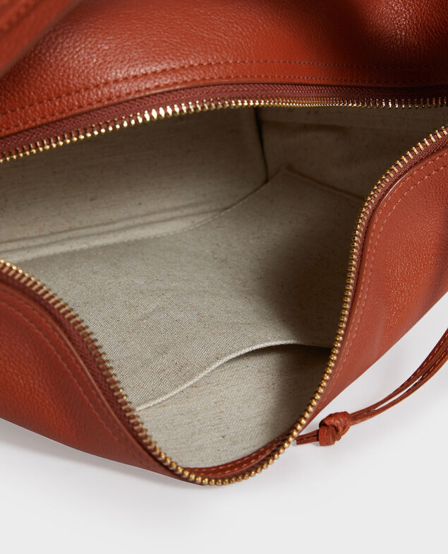 Bolso de cuero 31 beige