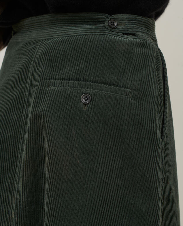 Falda corta de pana 8817 58 darkgreen