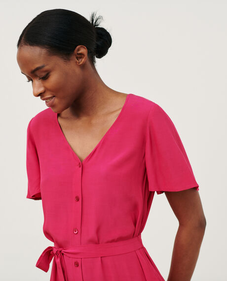 LAËTITIA - Vestido corto fluido 8905 cherries jubilee 2wdr358v02