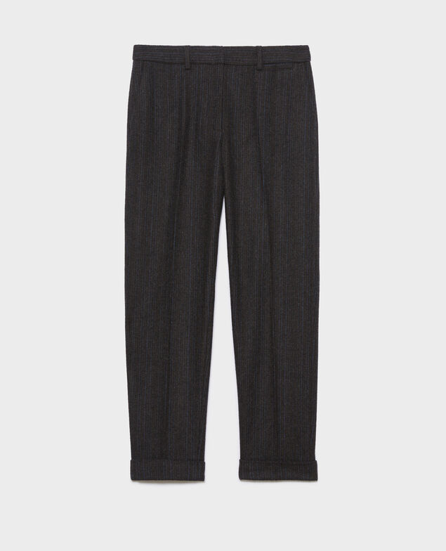 MARGUERITE - Pantalón cigarette A682 stripes 827