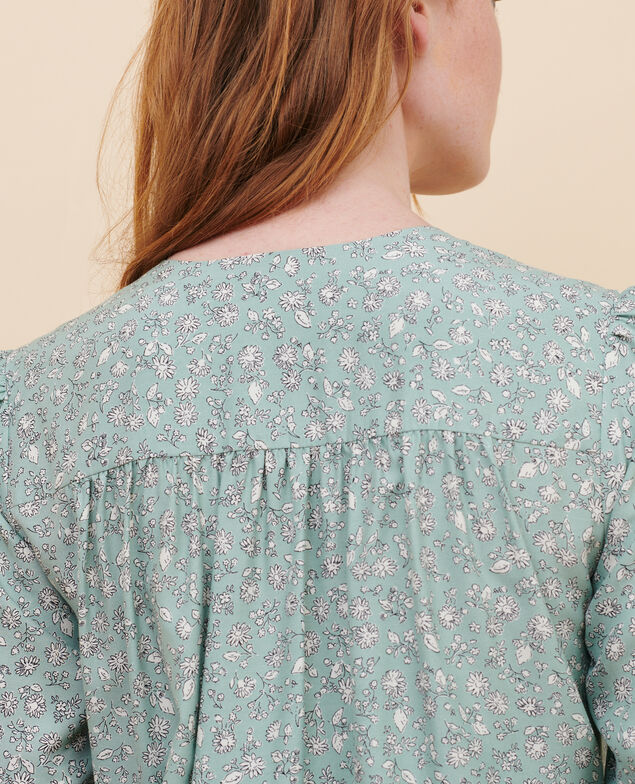 Camisa fluida 96 print green