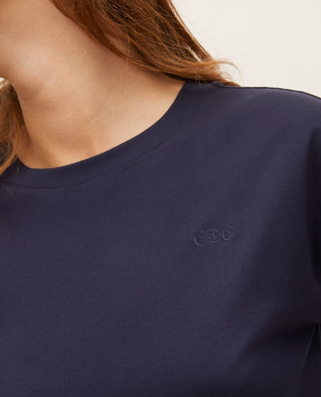  Camiseta oversize de algodón manga corta  Night sky