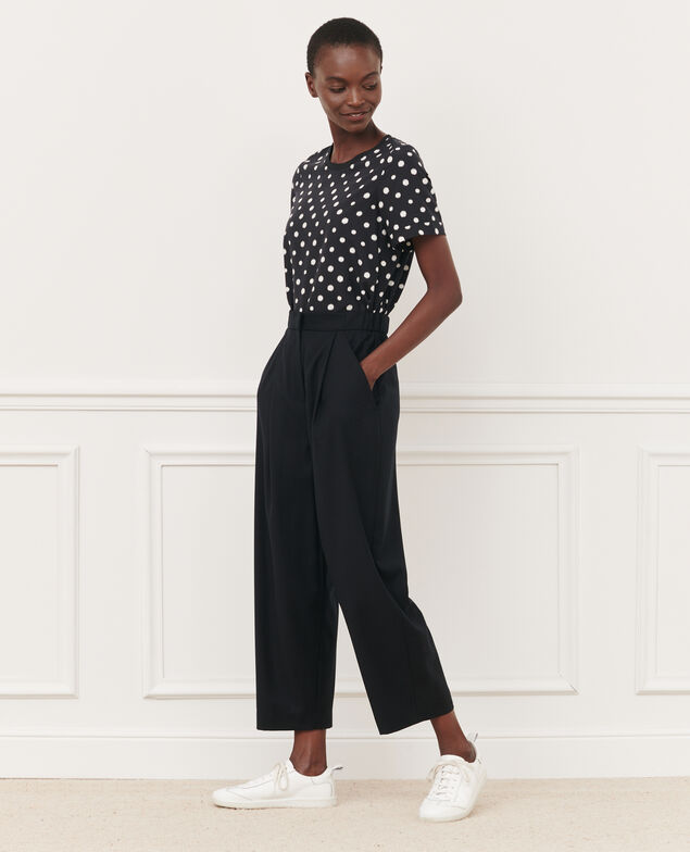 Camiseta con estampado de lunares 95 print black