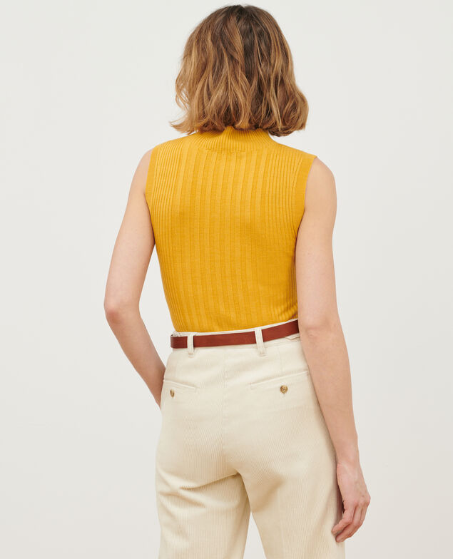 Camiseta de tirantes de lana merino