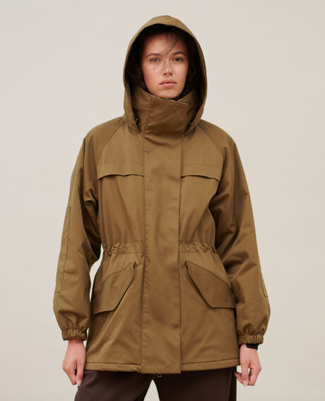 Parka de longitud media