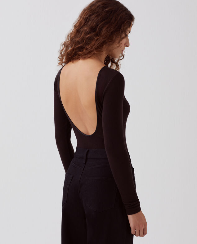 Body con espalda abierta A091 black