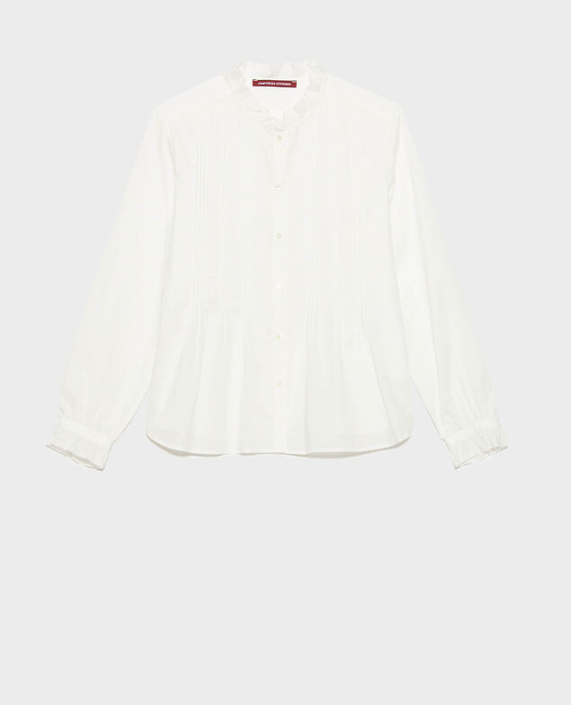 Camisa de algodón 4224 gardenia 3ssh007c01