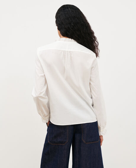Camisa de algodón 4224 gardenia 3ssh007c01