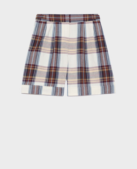 Short de cuadros 0180 wine 3spa043c13